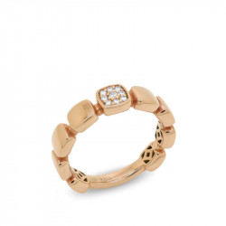 Anillo Cuadrado Diamantes