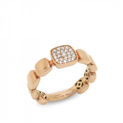 Anillo Cuadrado Diamantes