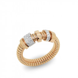 Anillo Tubogas Diamantes