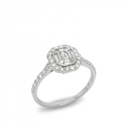 Anillo Pie Cut Brillantes...