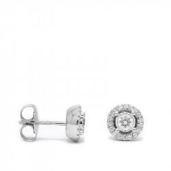 Pendientes Roseta Diamantes
