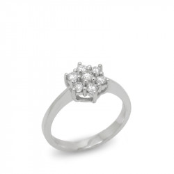 Anillo Roseta Diamantes
