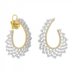 Pendientes Lágrima Diamantes