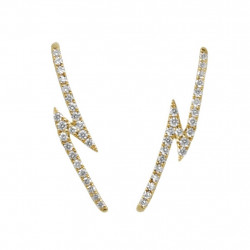 Pendiente Trepador Diamantes