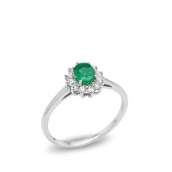 Anillo Orla Esmeralda...