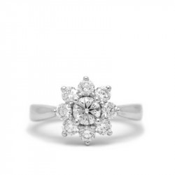 Anillo Roseta Diamantes