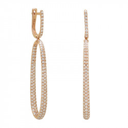 Pendientes Largos Pavé...