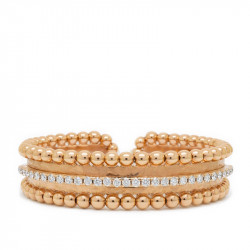 Pulsera Diamantes Bolas