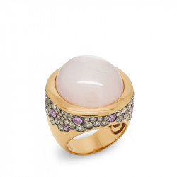 Anillo Cuarzo Rosa...