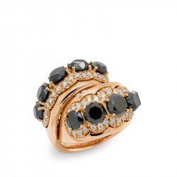 Anillo Cruzado Diamantes...