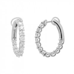 Aros Diamantes Garra