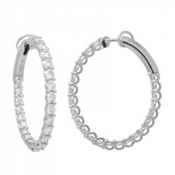Aros Diamantes Garra