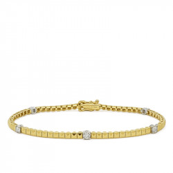 Pulsera Tachas 5 Diamantes