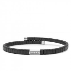 Pulsera Cerámica Negra Oro...