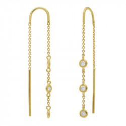 Pendientes Cadena Diamantes...