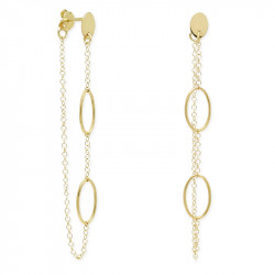Pendientes Cadena Anillas
