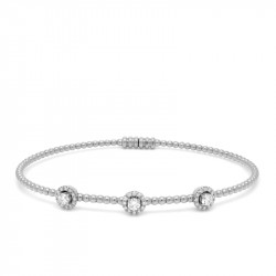 Pulsera Bolitas Rosetas...