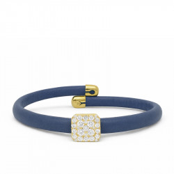 Pulsera Piel Pavé Diamantes
