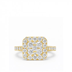 Anillo Pavé Diamantes