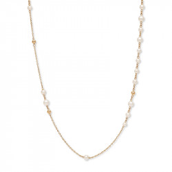 Collar Largo Perlas y Bolas