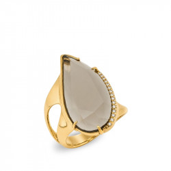 Anillo Fumé Diamantes
