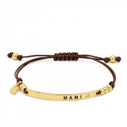 Pulsera Mami Diamante Macramé