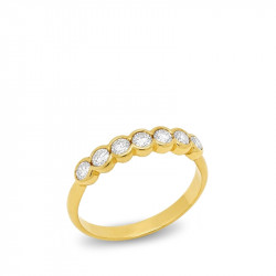 Anillo 7 Diamantes