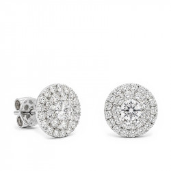 Pendientes Roseta Diamantes...