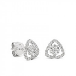 Pendientes Triángulo Diamantes