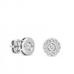 Pendientes Chatón Diamantes