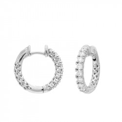 Aros Redondos Garras Diamantes
