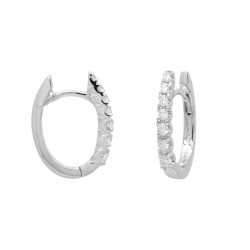 Aro Oval Diamantes