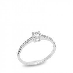 Solitario Acompañado Diamantes