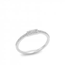Anillo Motivo Pavé Diamantes