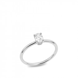 Solitario oval 0.30 ct