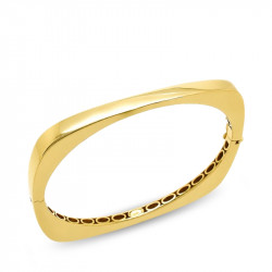 Pulsera cuadrada oro amarillo