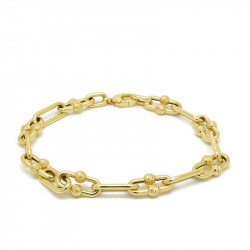 Pulsera eslabones oro amarillo