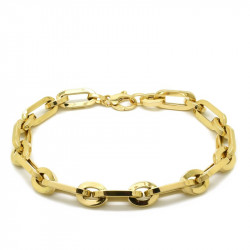 Pulsera anillas oro amarillo