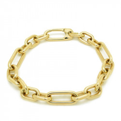 Pulsera eslabones oro amarillo