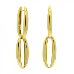 Pendientes eslabones oro...