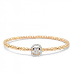 Pulsera bolas brillantes...
