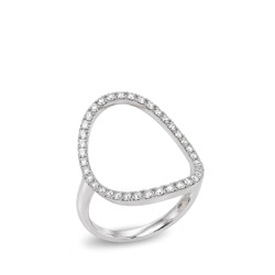 Anillo Calado Oval Diamantes